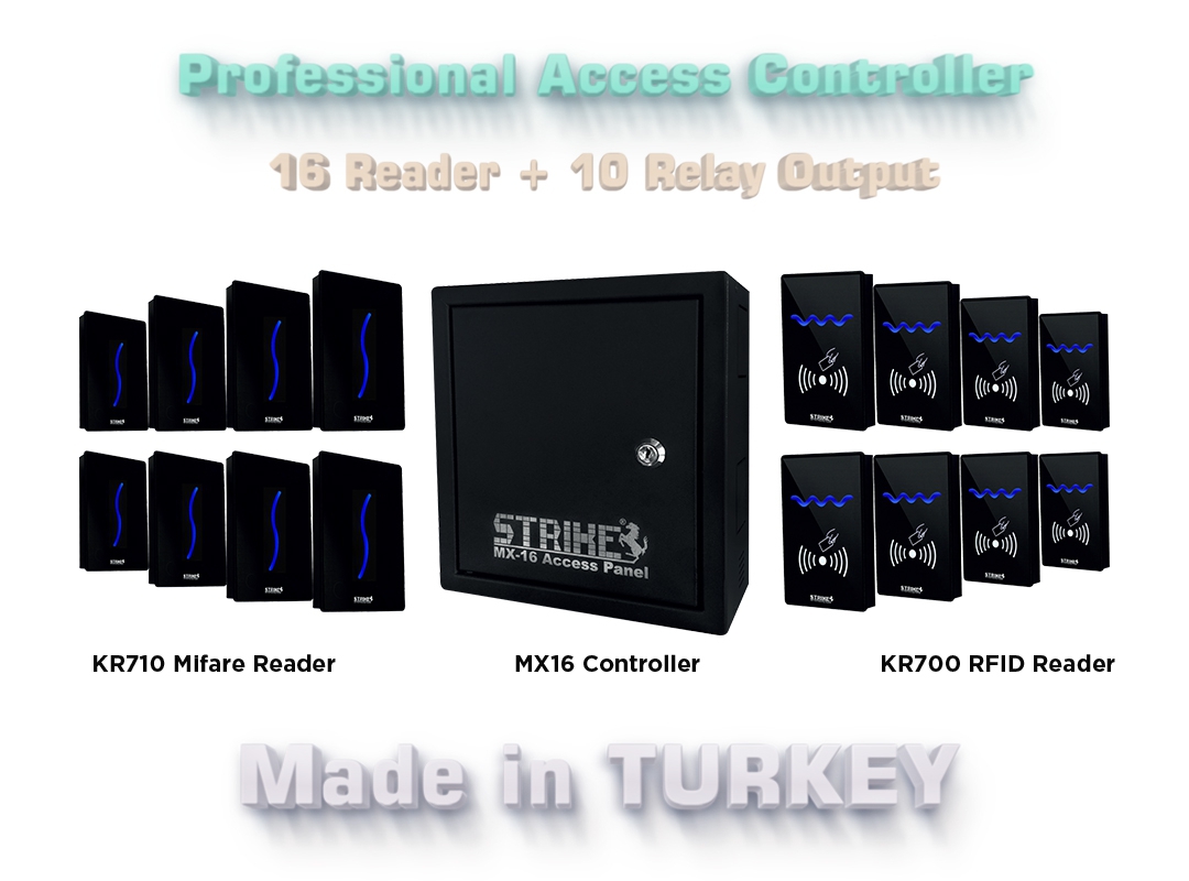 STRIKE MX 16 LI ACCESS GEÇİŞ KONTROL PANELİ