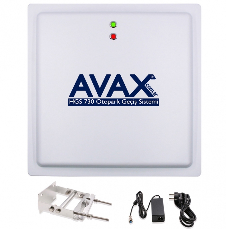 AVAX 730 OGS-HGS Otopark Sistemi Uzun Mesafe UHF RFID Okuyucu Anten-Otomatik Geçiş ve Ödeme Sistemleri