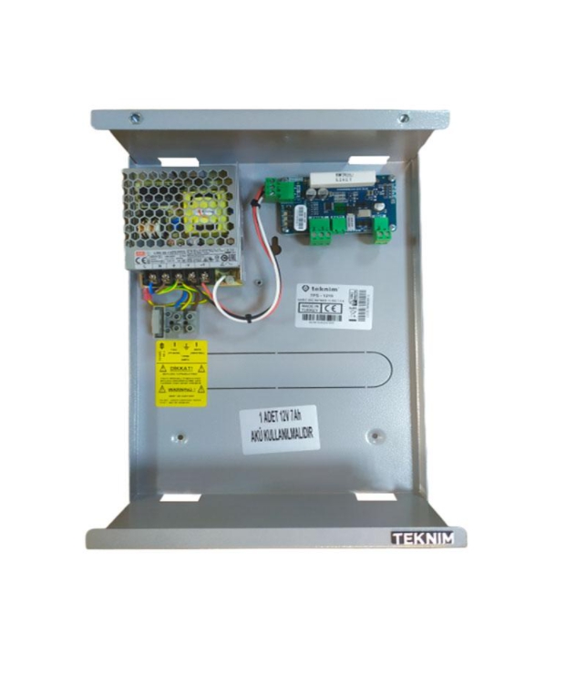 TEKNİM TPS-1215 HARİCİ GÜÇ KAYNAĞI, 12VDC 1,5A (AKÜ HARİÇ)