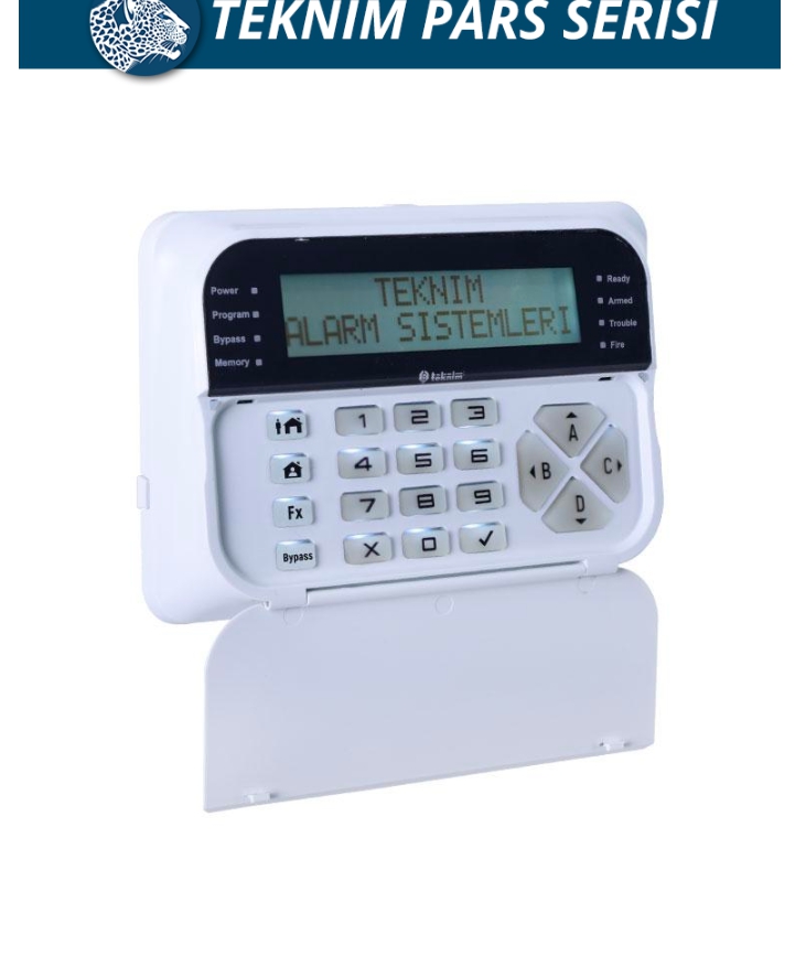 TEKNİM TSK-5710 LCD KEYPAD, TSP SERİSİ PANELLER İÇİN