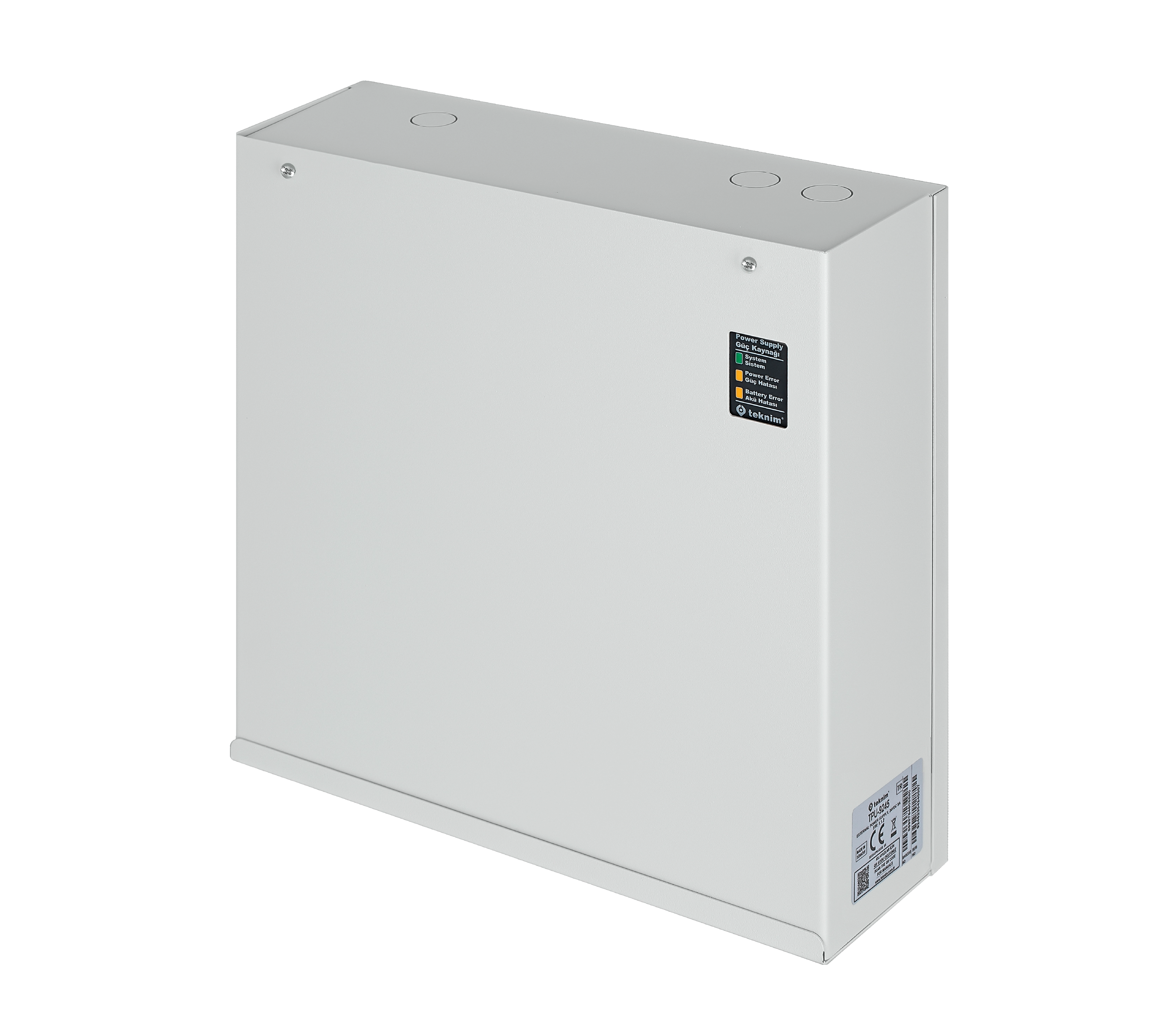 TPU-9245P HARİCİ GÜÇ KAYNAĞI 24V - 5A, EN-54, PLASTİK KASA