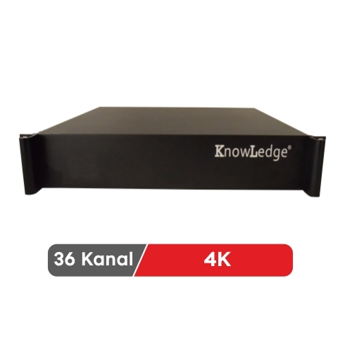 Knowledge KL N4K36-8LAS 2H V1 36 Kanal 4K NVR Kayıt Cihazı