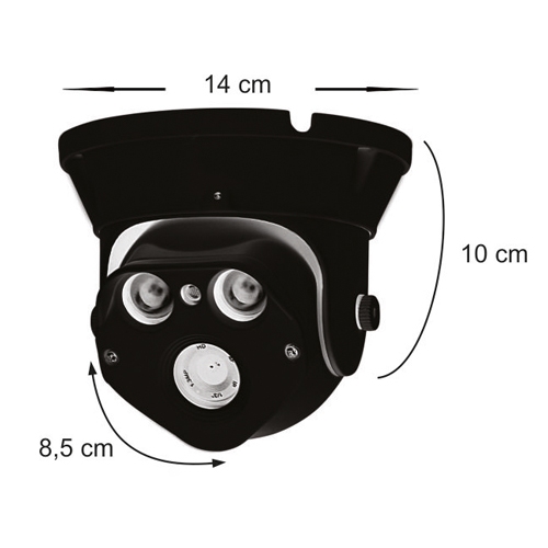 KL 4002MD 2MP IP Güvenlik Kamerası – Yüksek Çözünürlük, Sabit Lens