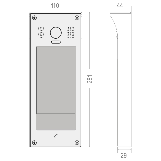 IX-850S/SIP%205”%20Full%20LCD%20IP%20Zil%20Paneli