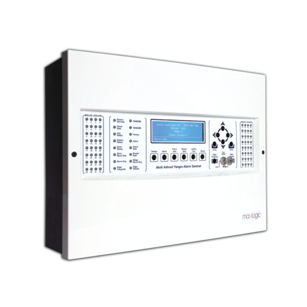 Mavili ML-1232 2 Çevrimli Akıllı Yangın Alarm Santrali