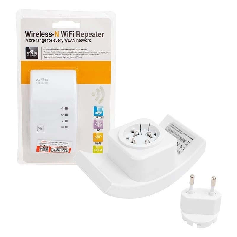 PowerMaster LV-WR01T 300Mbps 1 Port Access Point Repeater