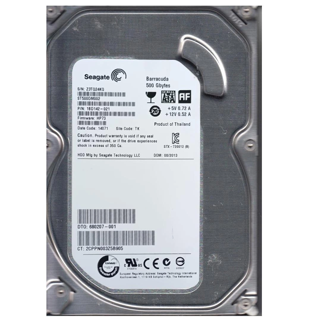 Seagate ST500DM002 500GB SATA Harddisk (Refresh)