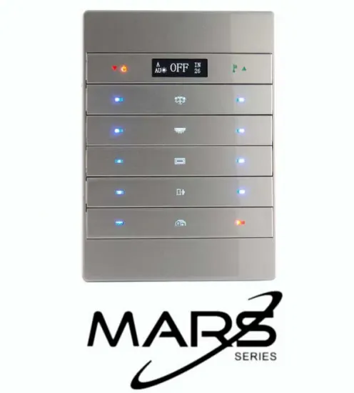 Mars 10 Tuşlu Termostatlı Akıllı Ev Kontrol Paneli