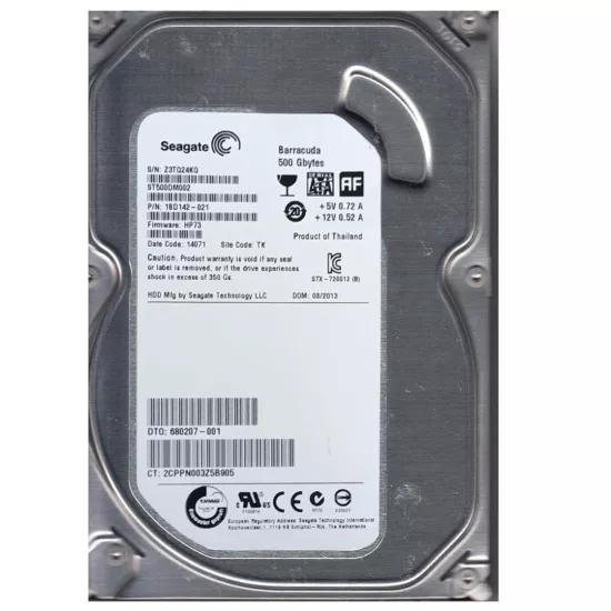 500GB SATA Harddisk-Güvenilir Depolama