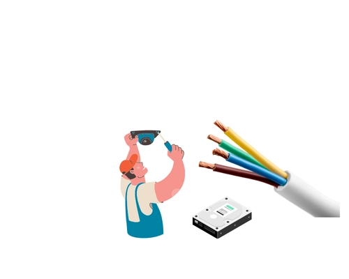 Güvenlik Kamera Sistemi Bileşenleri